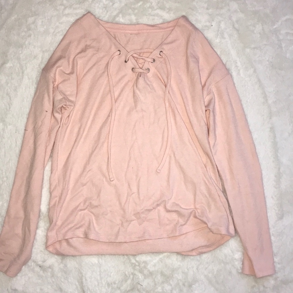 Pink long sleeve shirt